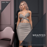 Lilleth Mills X WRAPPED Dress - Knit Nude - Maitreya Petite Kupra Bimbo KUPS Legacy Freya Hourglass