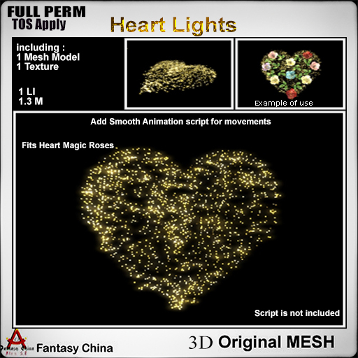 FULL PERM Heart Lights 