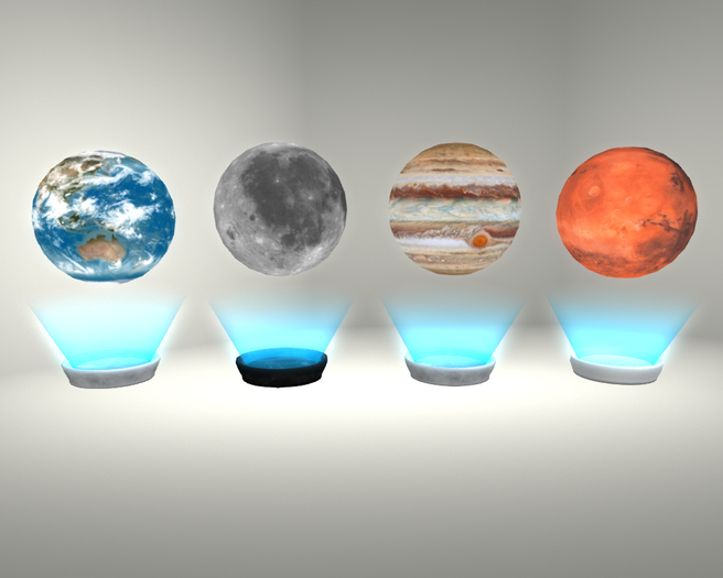 ValArt levitating model planet