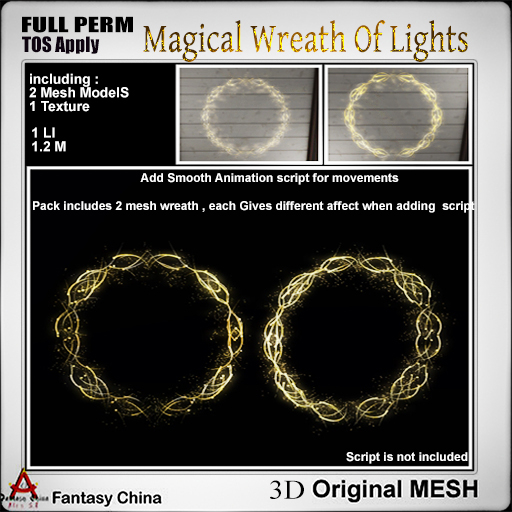 Full Perm Lights Wreath