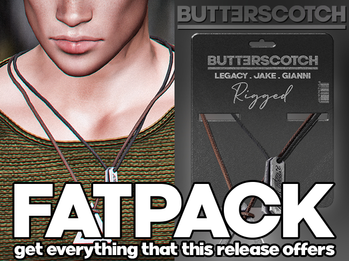 BUTTERSCOTCH . Sean Necklace {FATPACK}