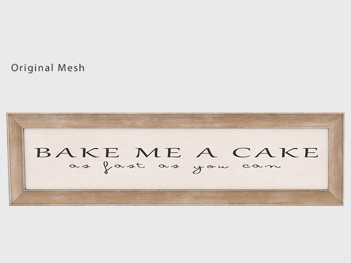 ACORN Bake Me A Cake Sign