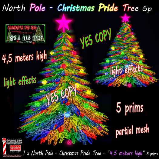 North Pole - Christmas Pride Tree 5p 