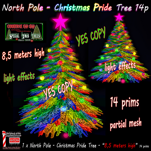 North Pole - Christmas Pride Tree 14p