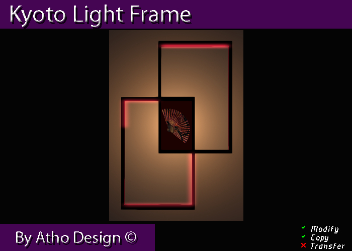 Kyoto light frame - fuchsia