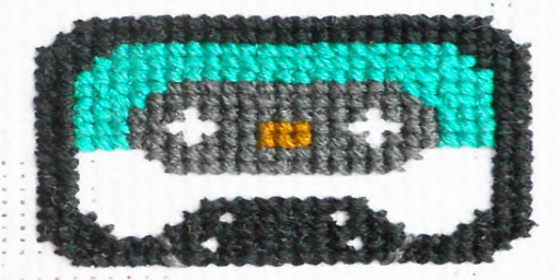 Cassette Tape Needlework Texture