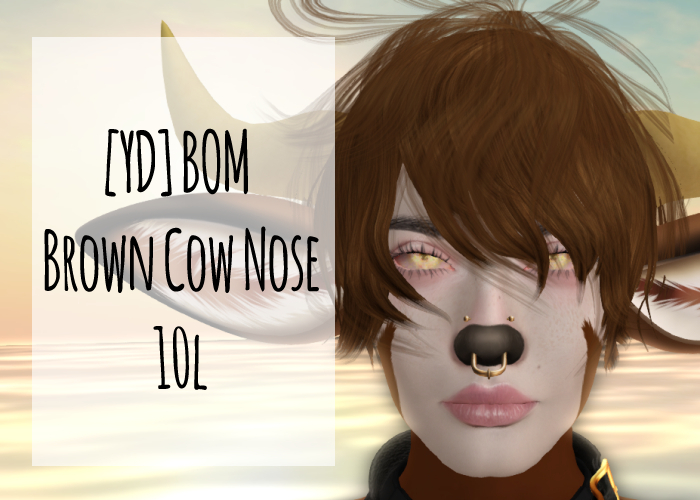 { Earl Grey } Brown Cow Nose (BOM tattoo)