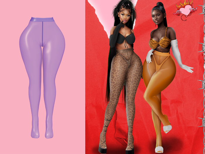 LVRGRL Snnr Tights - Purple