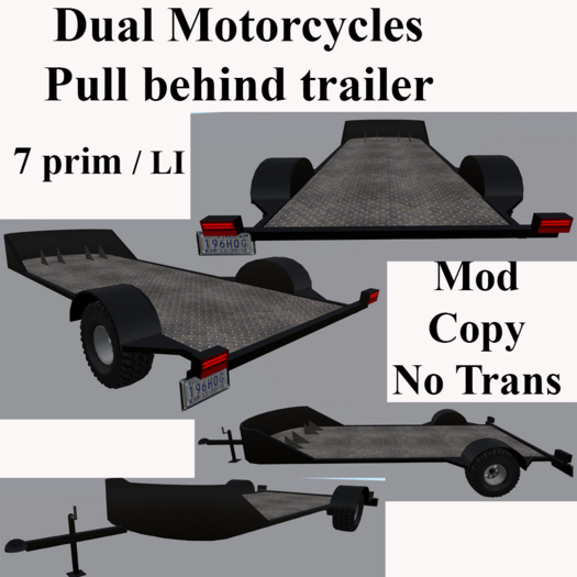 Dual Motorcycle Trailer