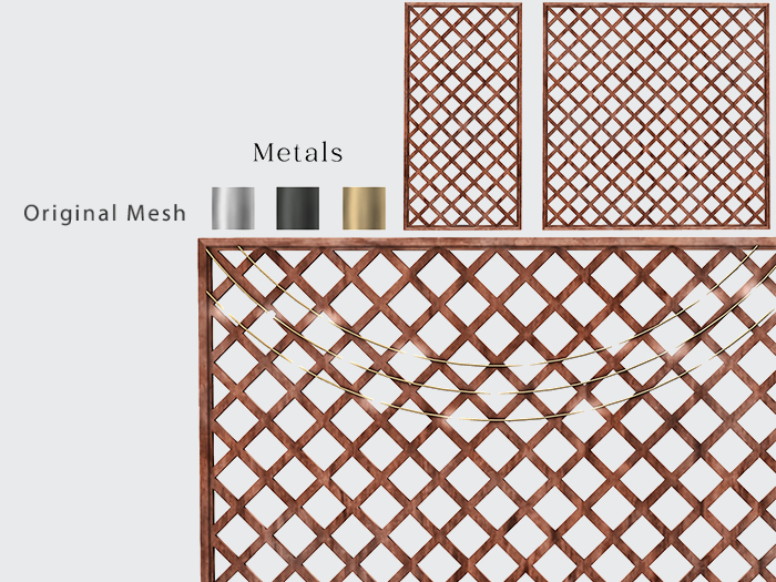 ACORN Trellis Panel Pack -Brown