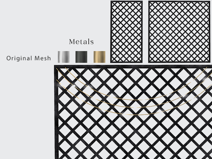 ACORN Trellis Panel Pack -Black