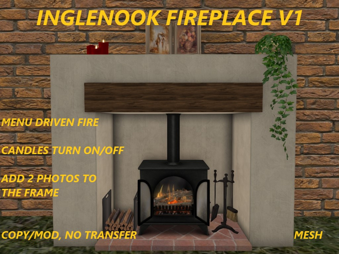 INGLENOOK FIREPLACE V1