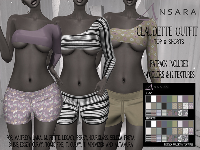 Ansara - Claudette Outfit - DEMO