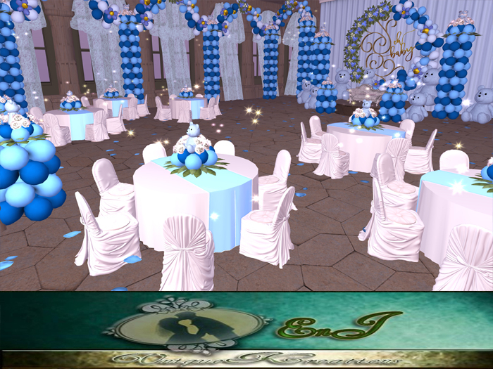 BABY SHOWER VENUE blue