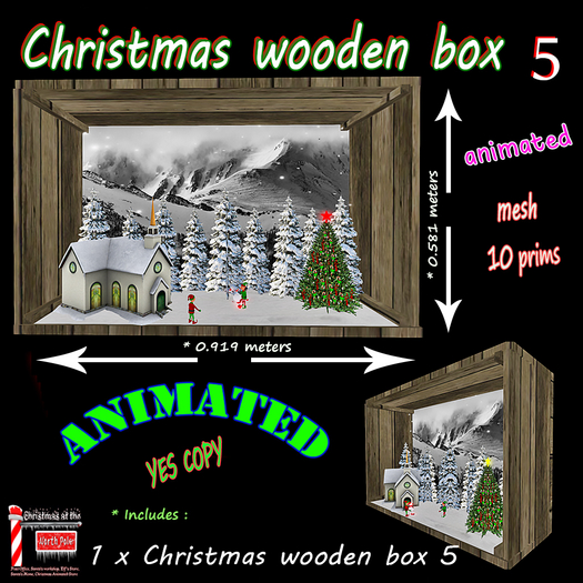 Christmas wooden box 5