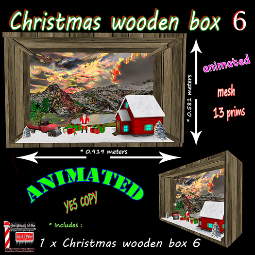 Christmas wooden box 6