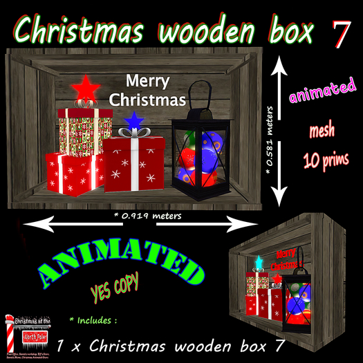 Christmas wooden box 7