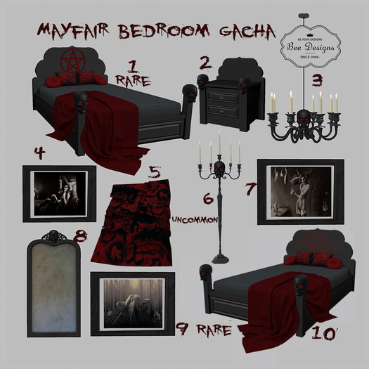 Bee Designs Mayfair Bedroom gacha 6
