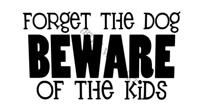 [BTM] BEWARE KIDS DECAL