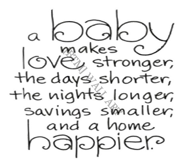 [BTM]  Baby Love Wall Decal