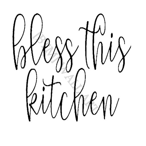 [ BTM ] Bless This Kitchen Decal