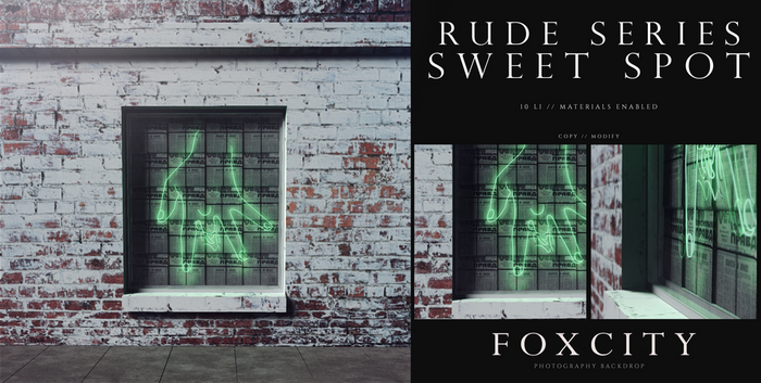 FOXCITY. Photo Booth - Rude Series - Sweet Spot
