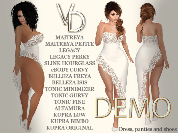 VD #030 Dress White DEMO