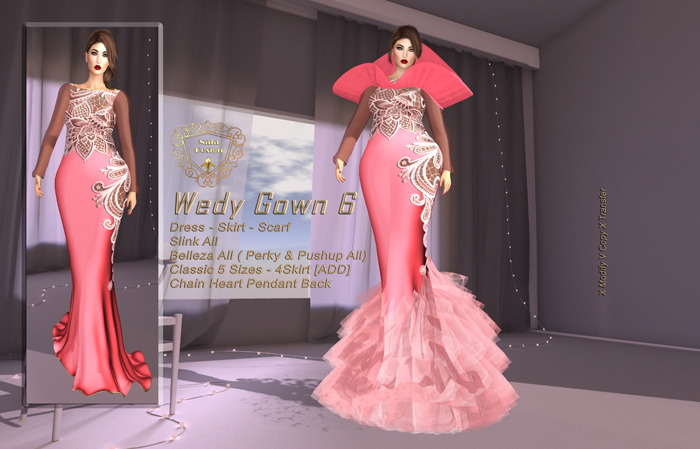 Nala Design - Wendy Gown Outfit 6  - Mesh Bodies