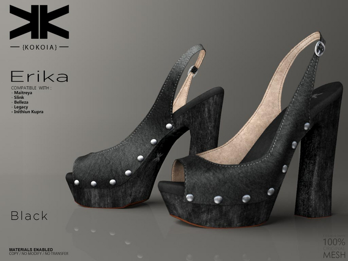 Erika :: Woman Shoes :: Black :: {kokoia}