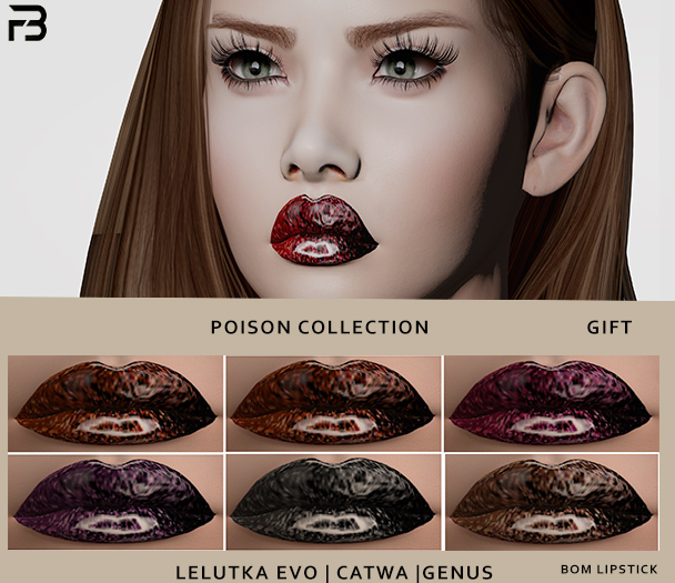 F.BEAUTY - Poison LipGloss Collection [BOM]