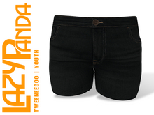 LazyPanda - Rowan Denim Shorts - Onyx