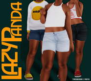 LazyPanda - Rowan Denim Shorts - Fatpack