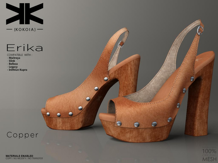 Erika :: Woman Shoes :: Copper :: {kokoia}