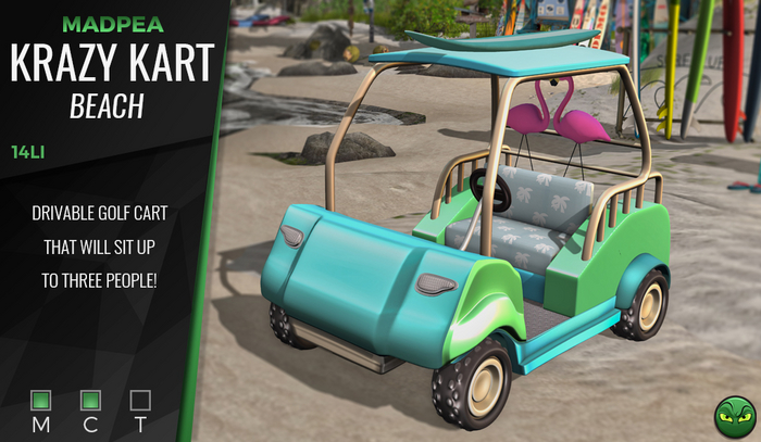 MadPea Krazy Kart - Beach