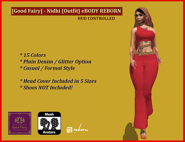 [Good Fairy] - Nidhi {Outfit} eBODY REBORN *FATPACK*
