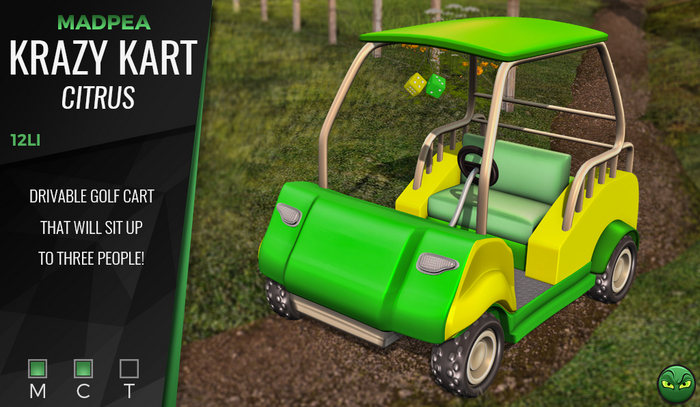 MadPea Krazy Kart - Citrus
