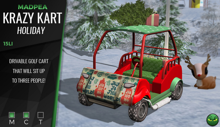 MadPea Krazy Kart - Holiday