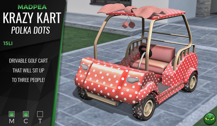 MadPea Krazy Kart - Polka Dots