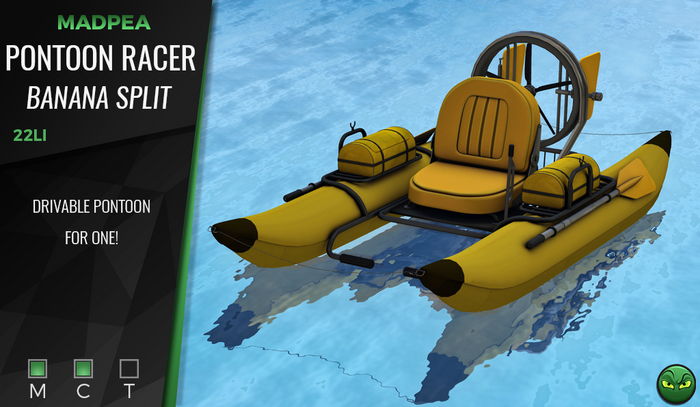 MadPea Pontoon Racer - Banana Split