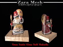 Zara Mesh - Christmas - Santa Claus Doll Statuette - FULL PERM MESH