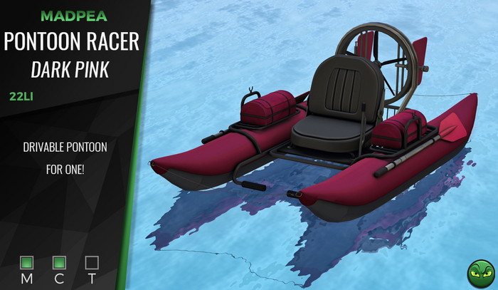 MadPea Pontoon Racer - Dark Pink