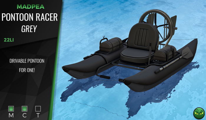 MadPea Pontoon Racer - Grey