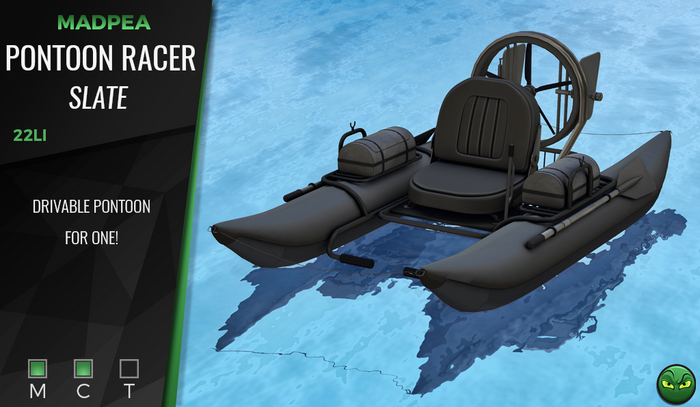 MadPea Pontoon Racer - Slate