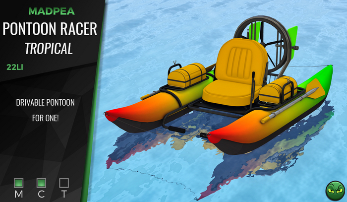 MadPea Pontoon Racer - Tropical