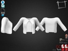 Dae Obj FBX For Single Top Buttoned Blouse Cardigan Slink, Maitreya, Belleza, Tonic, Legacy, Ocacin