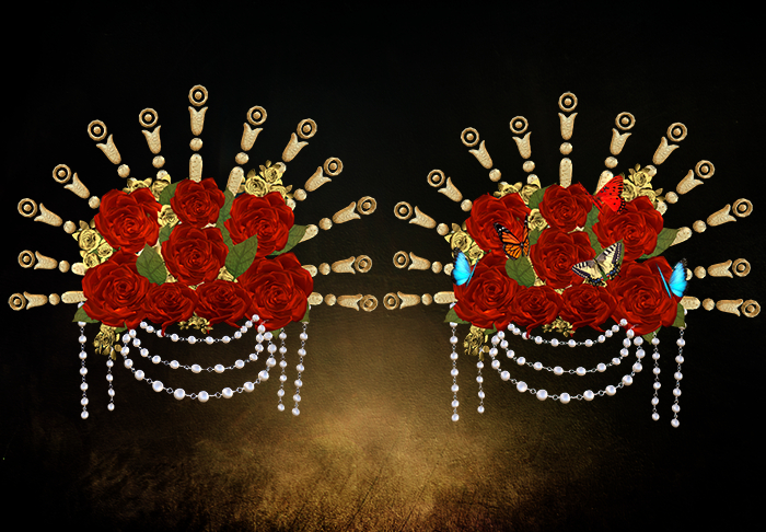 :: AMBER HEADPIECE ::