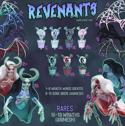 10. darkendStare. Revenants  / bone bird [blue]