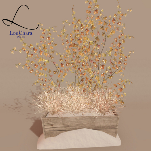 LouChara Winter Ivy Planter 