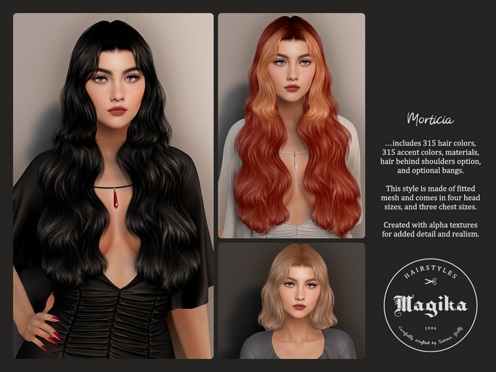 Magika DEMO - Morticia Hair