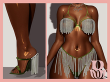 Rosary. Jazlin . Set Green